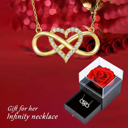 Heart Shape Pendant Necklace Gift Box - Valentine's Day Gift